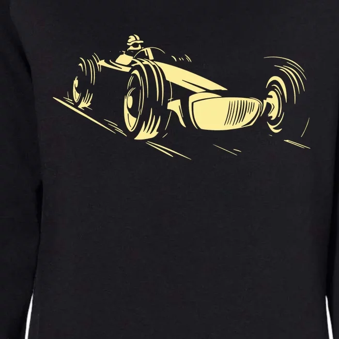 Race Car Womens California Wash Sweatshirt