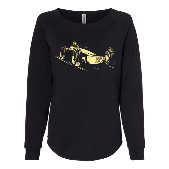 Race Car Womens California Wash Sweatshirt