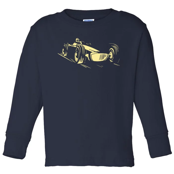 Race Car Toddler Long Sleeve Shirt