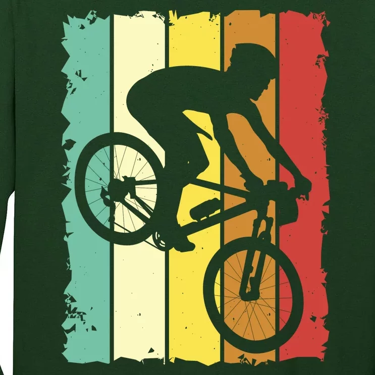 Retro Cycling Tall Long Sleeve T-Shirt