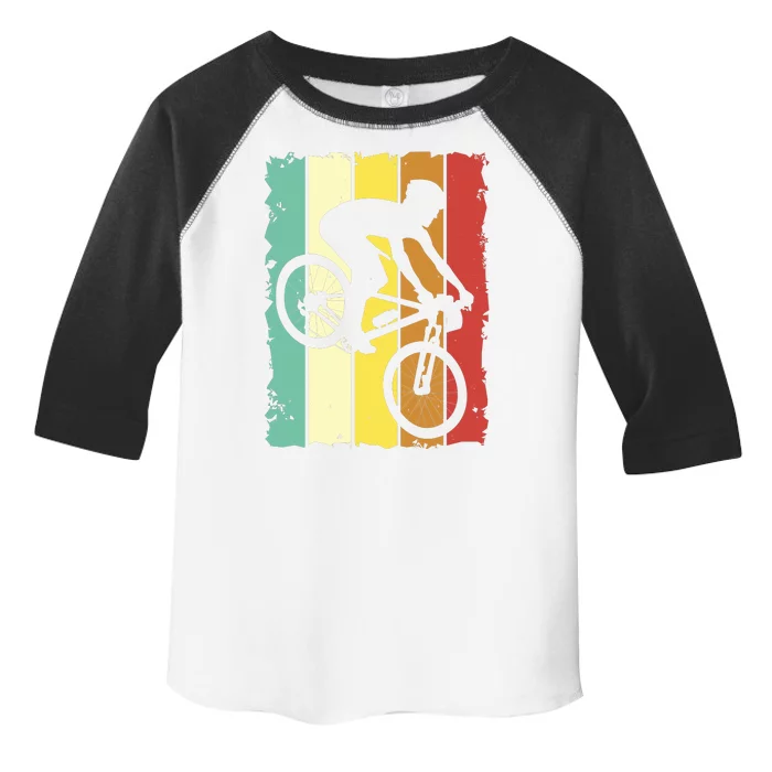 Retro Cycling Toddler Fine Jersey T-Shirt