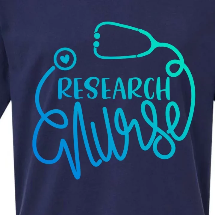 Rn Clinical Research Nursing Departt Research Nurse Gift Sueded Cloud Jersey T-Shirt