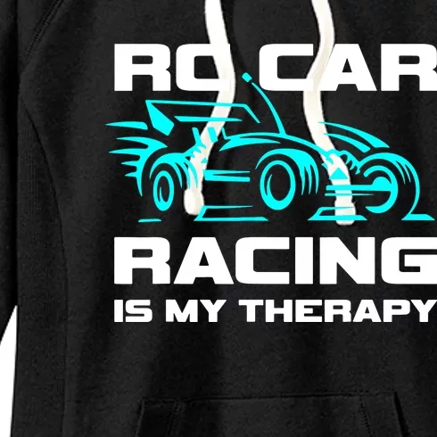 Rc Car Racing Is My Therapy Women's Fleece Hoodie