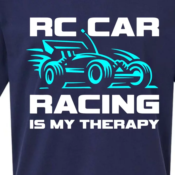 Rc Car Racing Is My Therapy Sueded Cloud Jersey T-Shirt