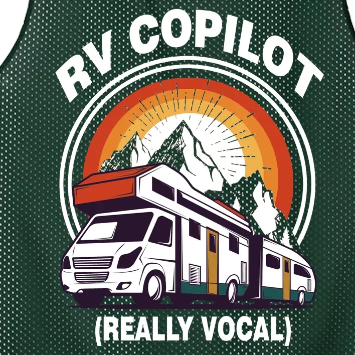 RV Copilot Mesh Reversible Basketball Jersey Tank