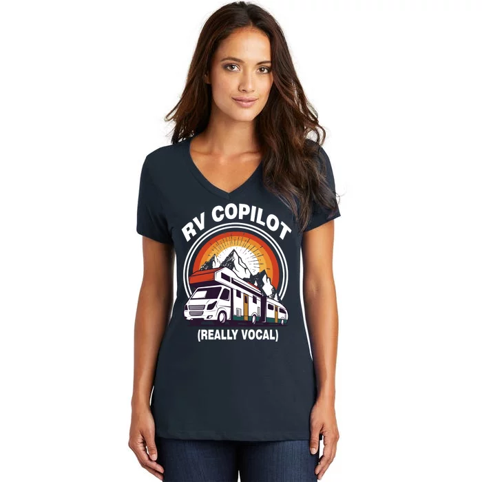 RV Copilot Women's V-Neck T-Shirt