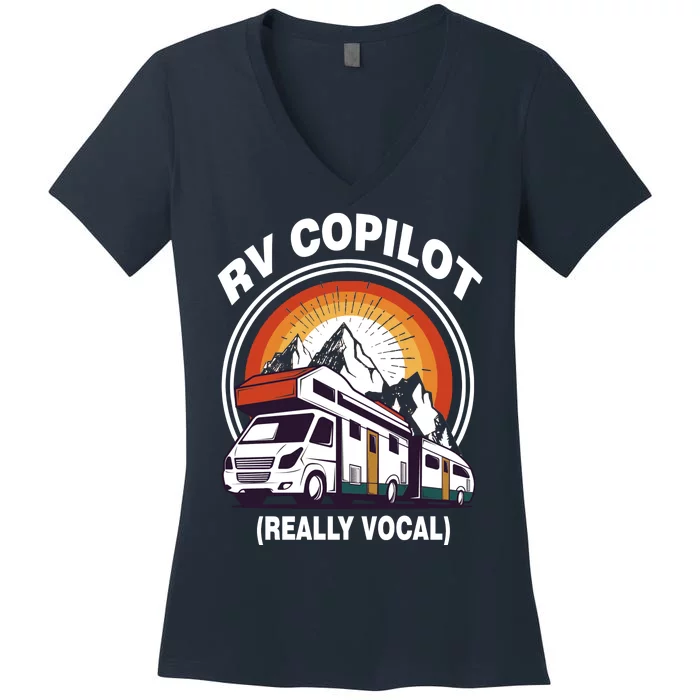 RV Copilot Women's V-Neck T-Shirt