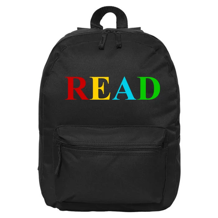 Read Colorful Rainbow 16 in Basic Backpack