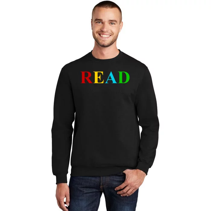 Read Colorful Rainbow Tall Sweatshirt