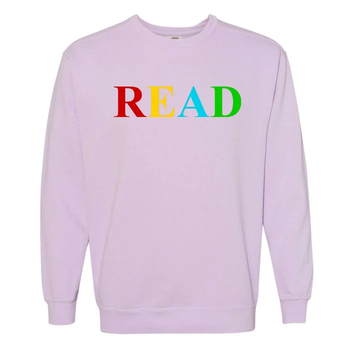 Read Colorful Rainbow Garment-Dyed Sweatshirt