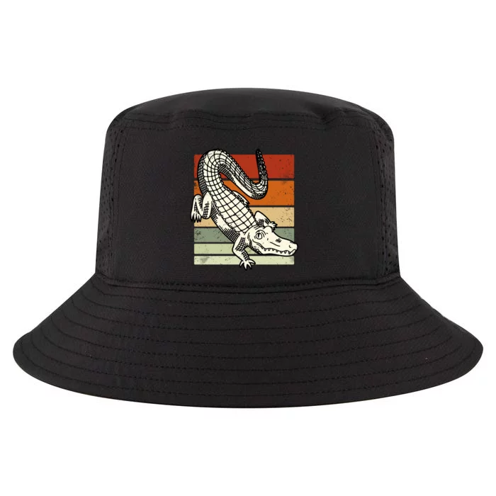 Retro Crocodile Cool Comfort Performance Bucket Hat