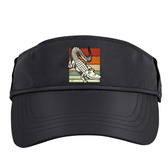 Retro Crocodile Adult Drive Performance Visor