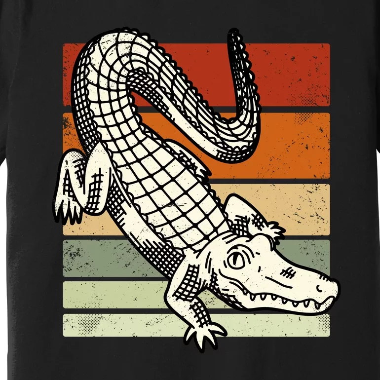 Retro Crocodile Premium T-Shirt