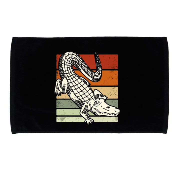 Retro Crocodile Microfiber Hand Towel