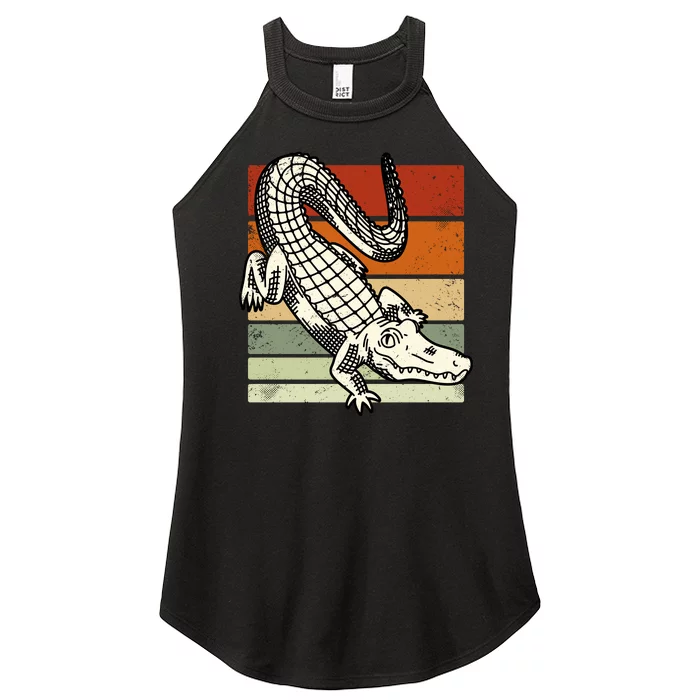 Retro Crocodile Women’s Perfect Tri Rocker Tank