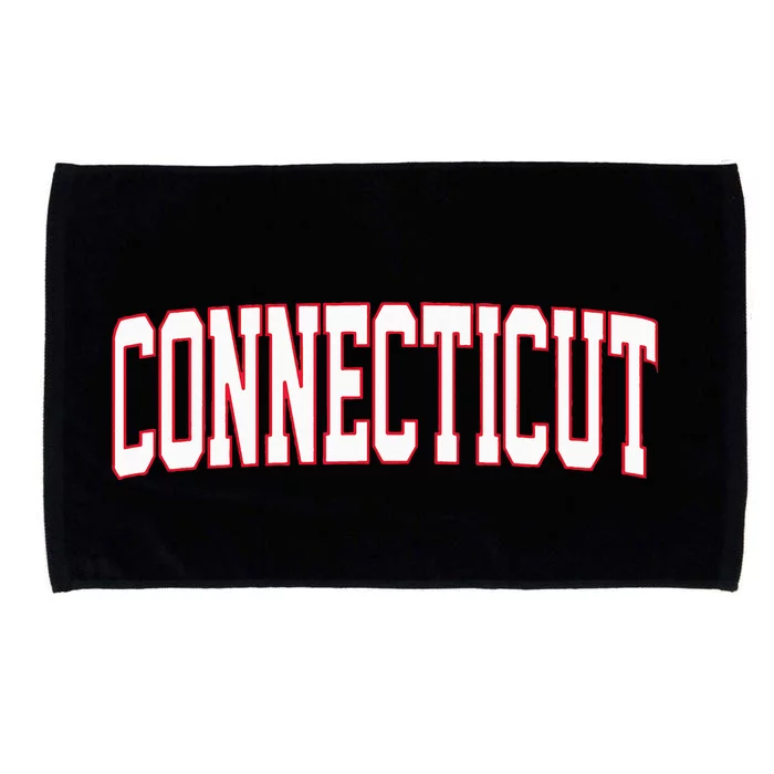 Retro Connecticut Red Vintage Connecticut Fun Throwback Microfiber Hand Towel