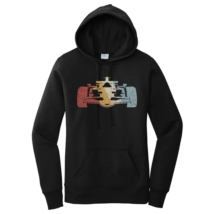 Racing Car Retro Style Vintage Women's Pullover Hoodie