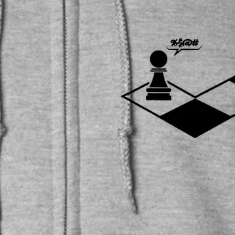 Retro Chess Full Zip Hoodie