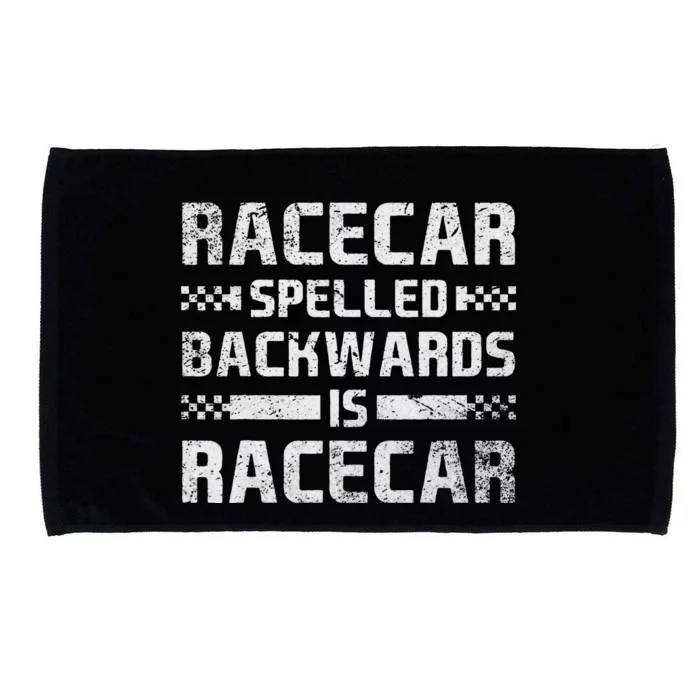 Race Cars Racecar Spelled Backwards Race Car Racing Apparel Microfiber Hand Towel