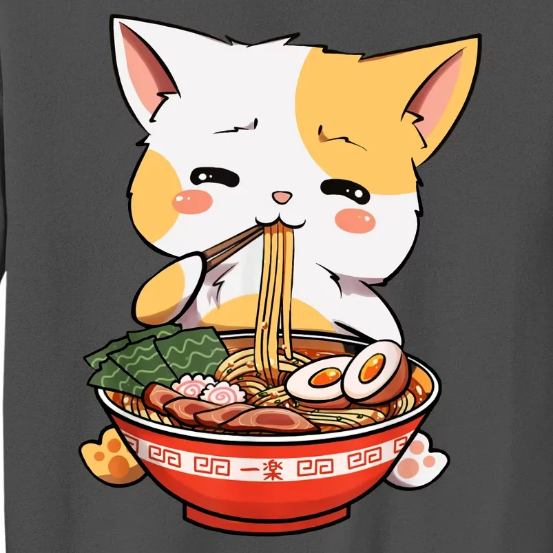 Ramen Cat Tall Sweatshirt