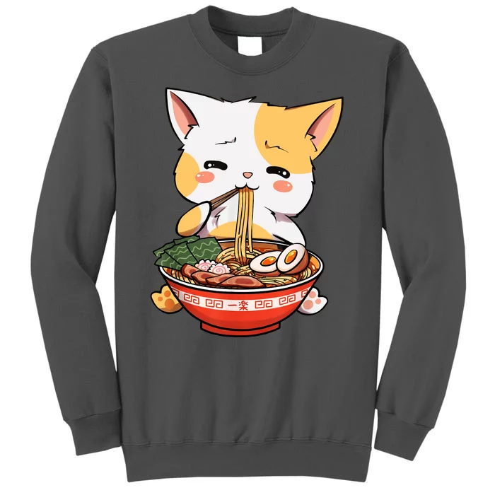 Ramen Cat Tall Sweatshirt