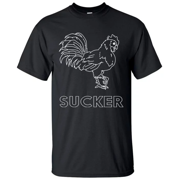 Rooster Cock Sucker Tall T-Shirt