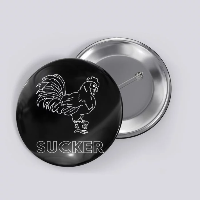 Rooster Cock Sucker Button