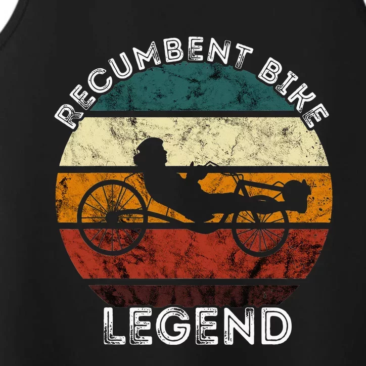 Retro Recumbent Bike Legend Recumbent Bicycle Cyclist Triker Performance Tank