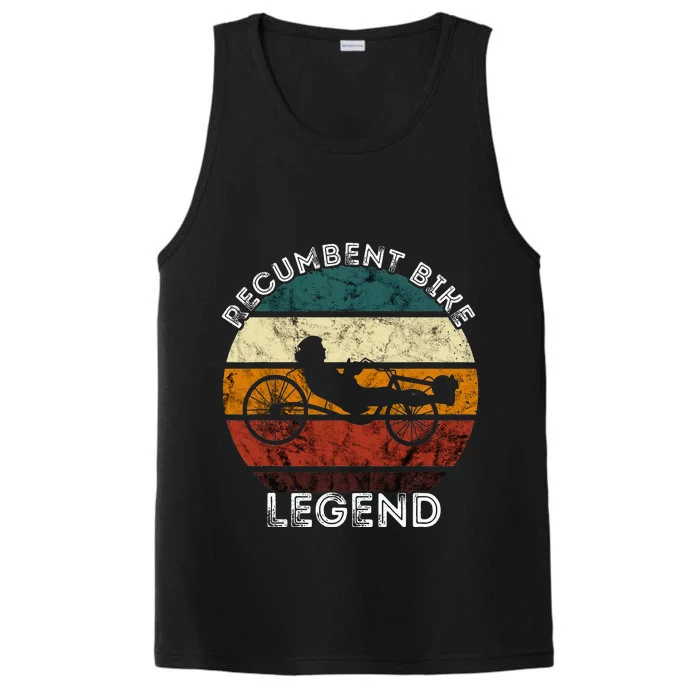 Retro Recumbent Bike Legend Recumbent Bicycle Cyclist Triker Performance Tank