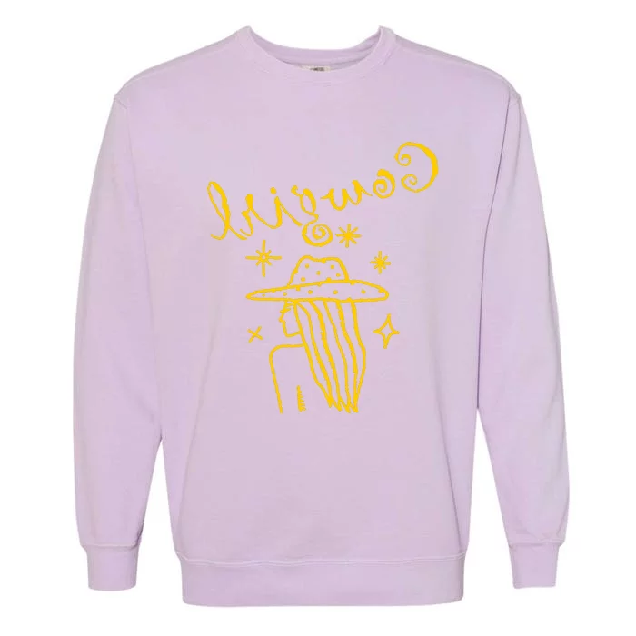 Reverse Cowgirl Script Stars Logo Garment-Dyed Sweatshirt