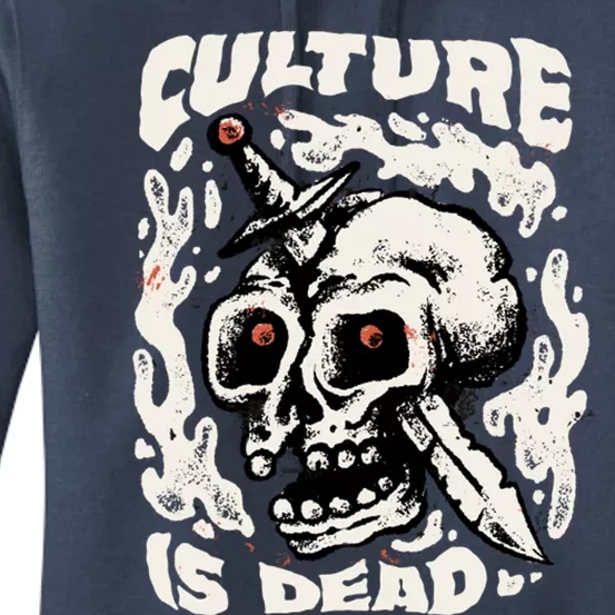 Rebel Culture Skull Women's Pullover Hoodie