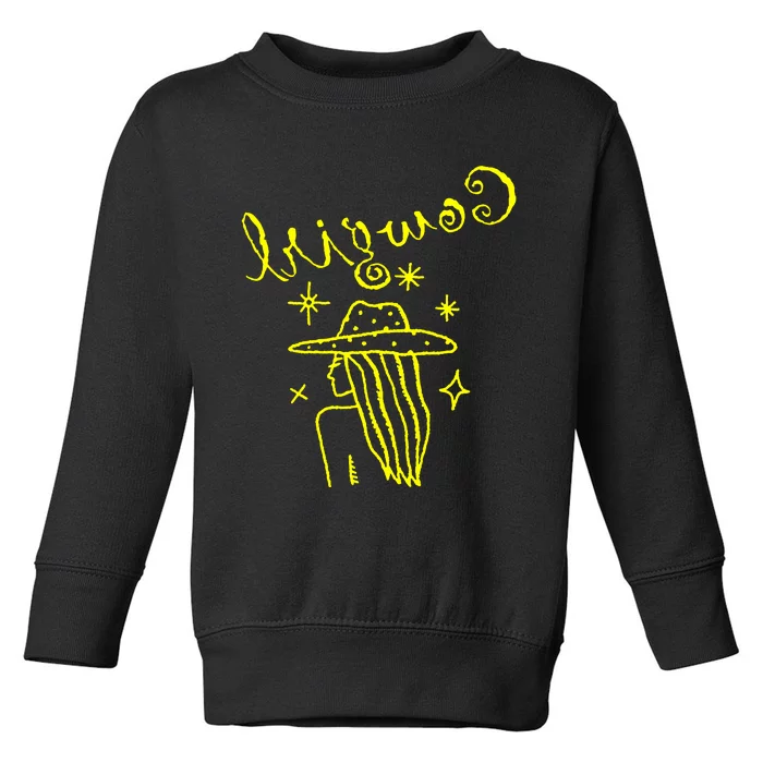 Reverse Cowgirl Script Stars Toddler Sweatshirt