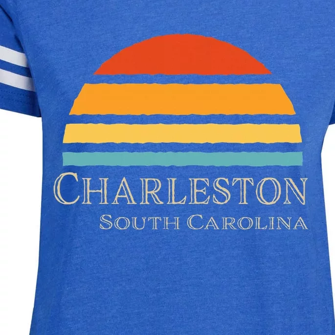 Retro Charleston South Carolina Enza Ladies Jersey Football T-Shirt