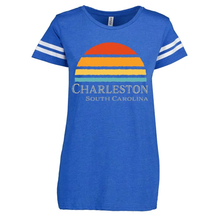 Retro Charleston South Carolina Enza Ladies Jersey Football T-Shirt