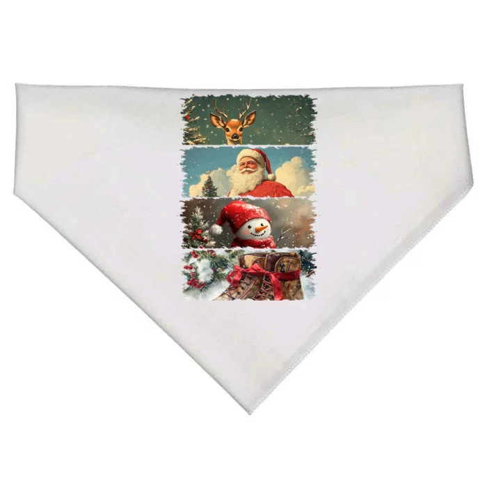 Retro Christmas Story Line USA-Made Doggie Bandana