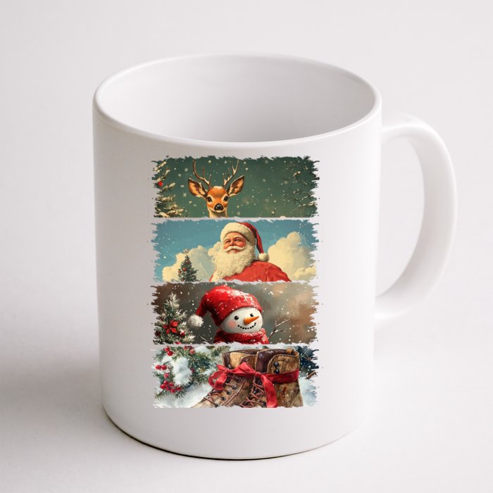 Retro Christmas Story Line Front & Back Coffee Mug