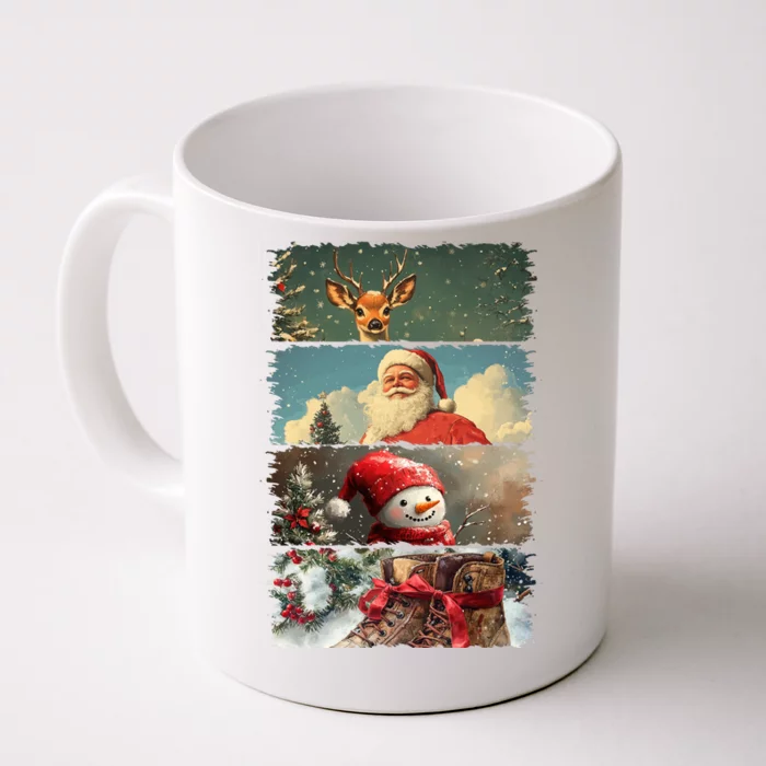 Retro Christmas Story Line Front & Back Coffee Mug