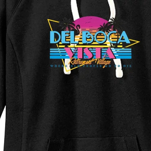 Retro City Summer Trip Women's Fleece Hoodie