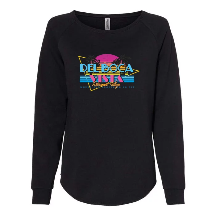 Retro City Summer Trip Womens California Wash Sweatshirt