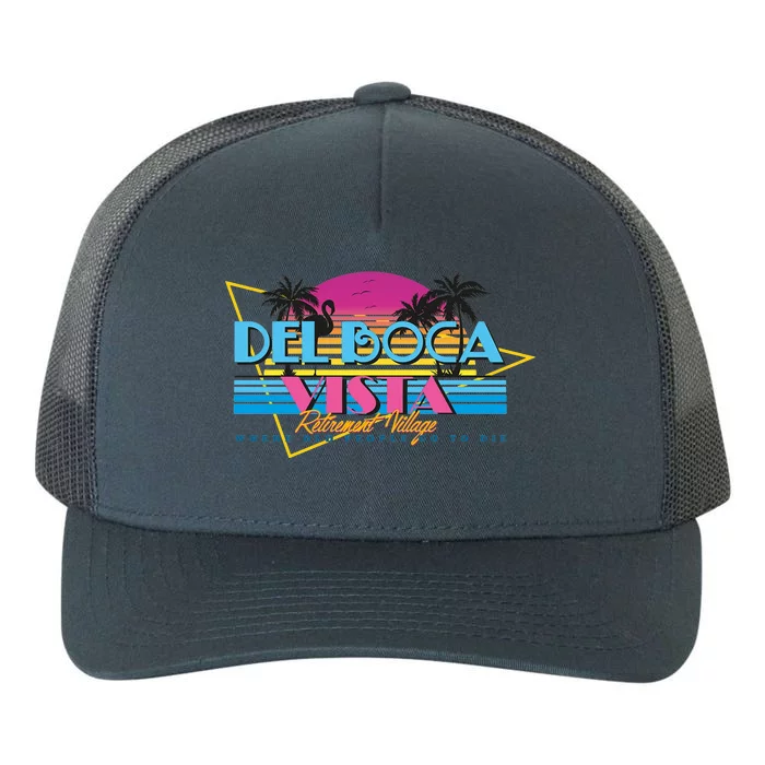 Retro City Summer Trip Yupoong Adult 5-Panel Trucker Hat