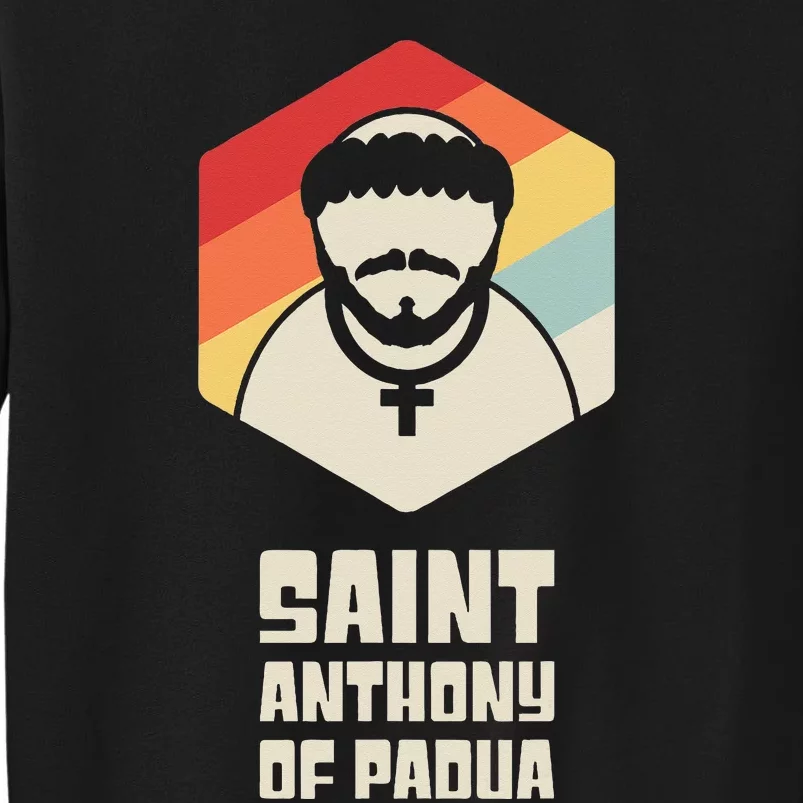 Retro Catholic St Anthony Catholicism Gift Ideas Sweatshirt