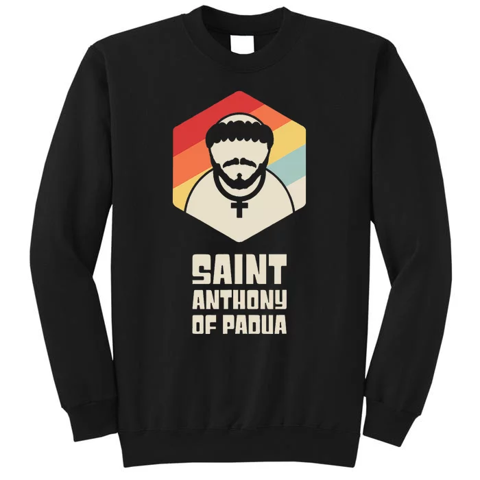 Retro Catholic St Anthony Catholicism Gift Ideas Sweatshirt