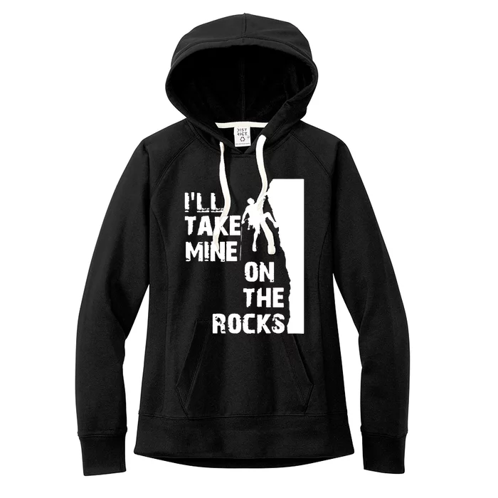 Rock Climbing Simple Classic Women's Fleece Hoodie