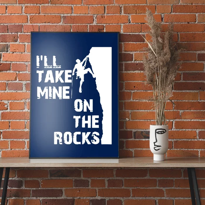 Rock Climbing Simple Classic Poster