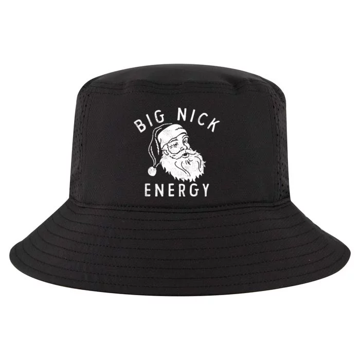 Rude Christmas Santa Claus Face Big Nick Energy Cool Comfort Performance Bucket Hat