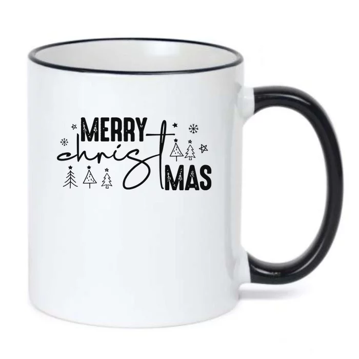 Retro Christmas Santa Claus Black Color Changing Mug