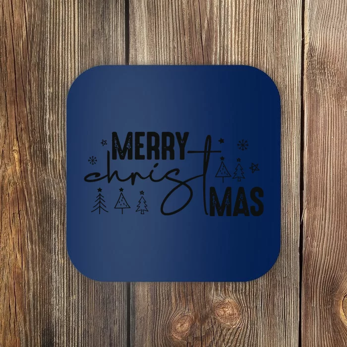 Retro Christmas Santa Claus Coaster