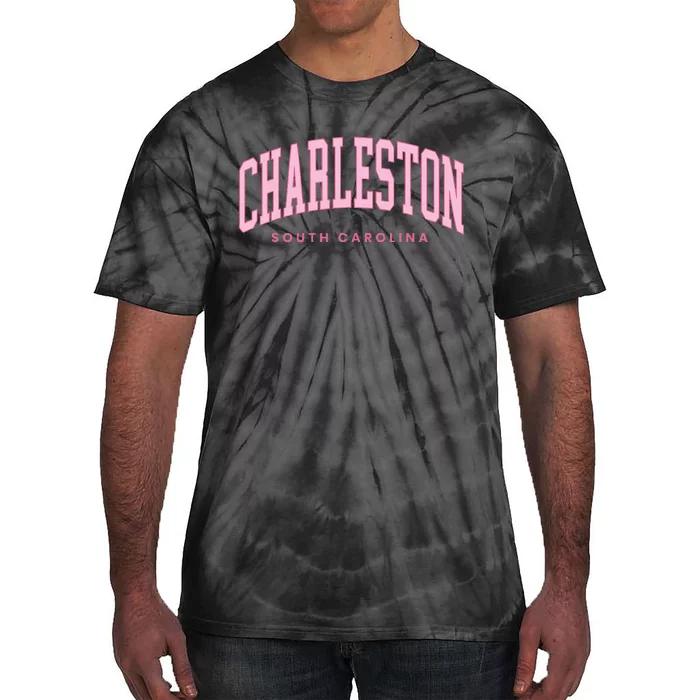 Retro Charleston South Carolina Preppy Throwback Tie-Dye T-Shirt