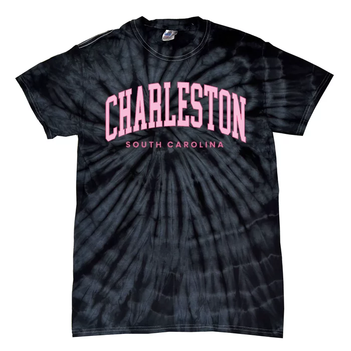 Retro Charleston South Carolina Preppy Throwback Tie-Dye T-Shirt