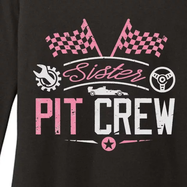 Racing Car Sister Racer Sister Pit Crew Womens CVC Long Sleeve Shirt